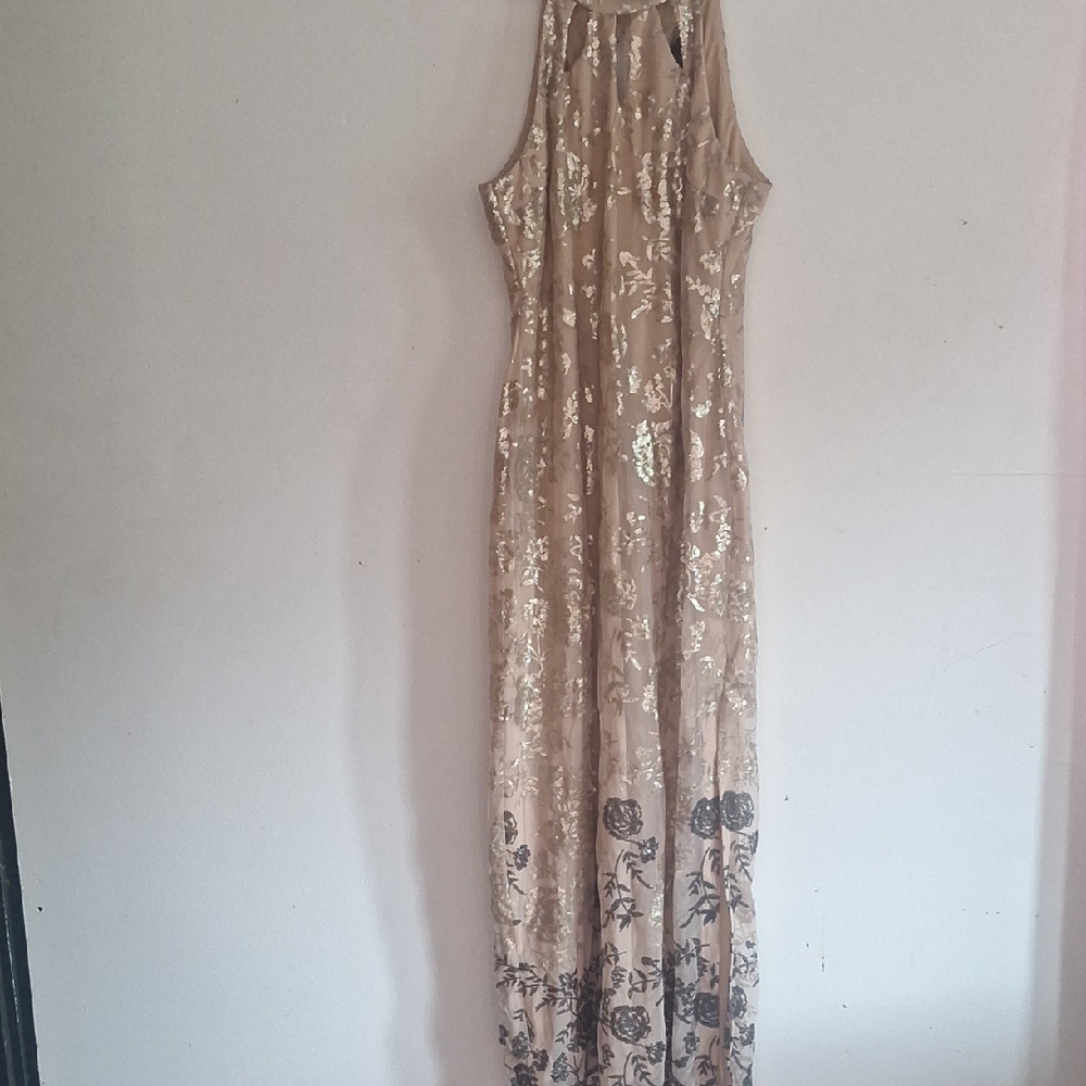 Scarlett Cream Floral Maxi Dress